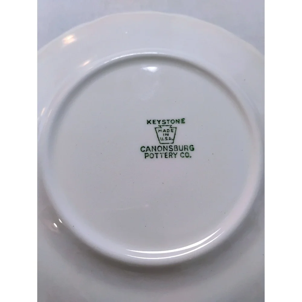 4 VTG‎ Canonsburg Pottery Co Keystone Floral 6